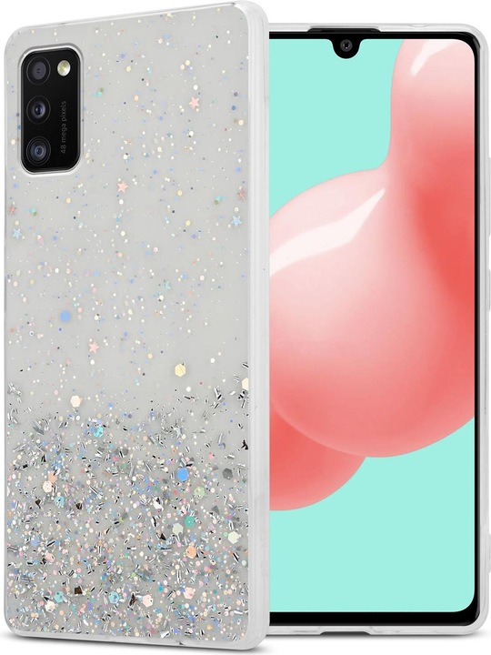Actual product image Cadorabo TPU cover sparkling glitter (Samsung Galaxy A41)