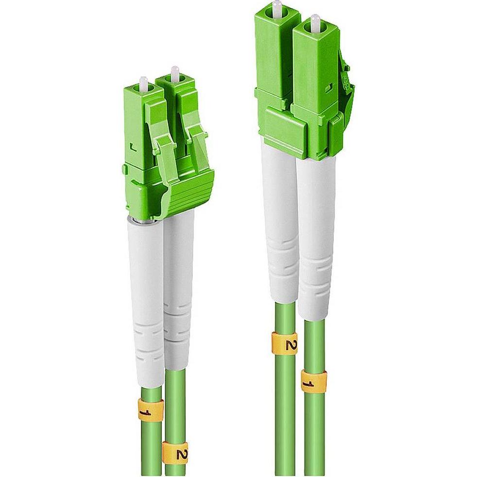 Lindy Fibre Optic Cable LC/LC 50/125um OM5 LC Male to LC Male (UTP, CAT7, 15 m), Netzwerkkabel