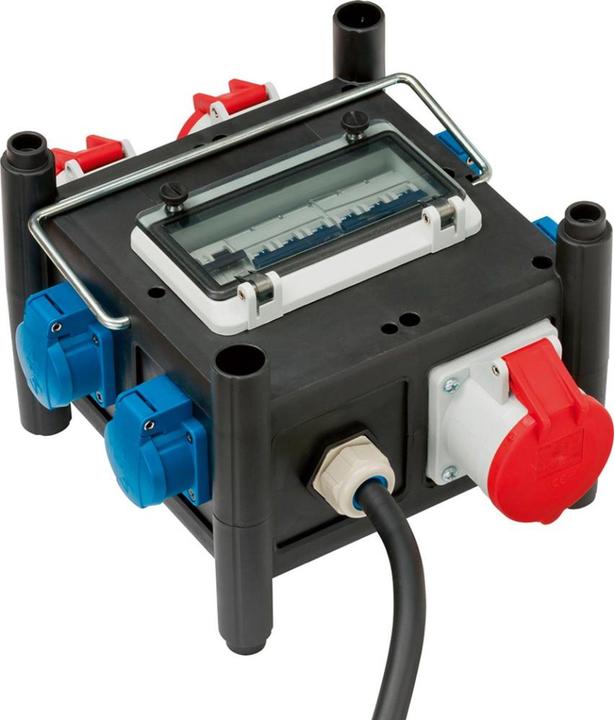 Actual product image Brennenstuhl Rubber power distributor (7x, CEE 7/3)