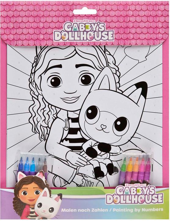 Produktbild Undercover Malen nach Zahlen Set Gabbys Puppenhaus