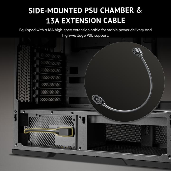 Actual product image Antec C6 Curve Air Mid-Tower ATX Case (ATX, ITX, mATX)