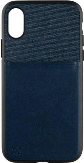 Immagine prodotto Xqisit Custodia per carte blu scuro (Apple iPhone XS)