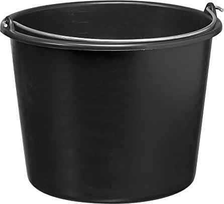 Actual product image Velleman - MASONRY BUCKET - 11 L - PLASTIC - BLACK