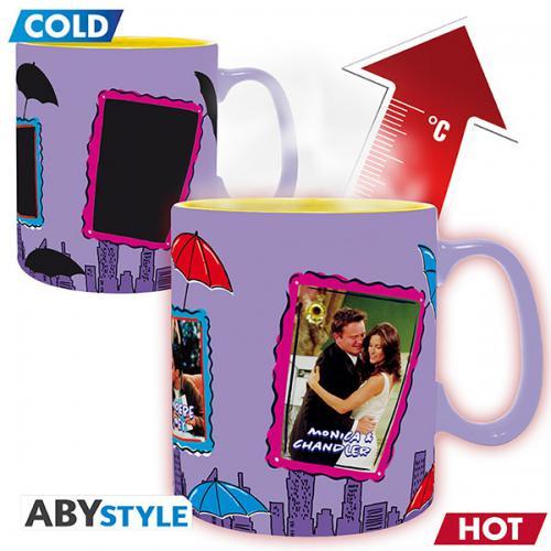 Abystyle Multicolore Friends - Mug Heat Change - 460 Ml - Frames - Cardboard Box X2 W12 79, Tazze,
