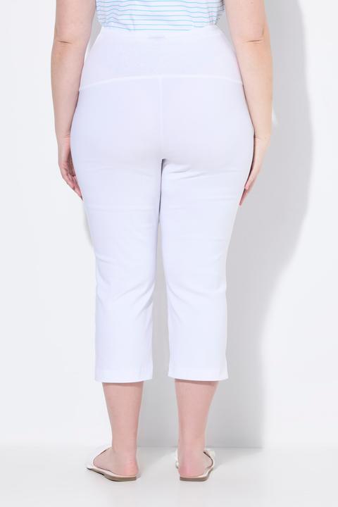 Produktbild Ulla Popken Bellieva-Bengalinhose, Umstandshose, wadenlang, Bund-Stretcheinsatz (62, 64)