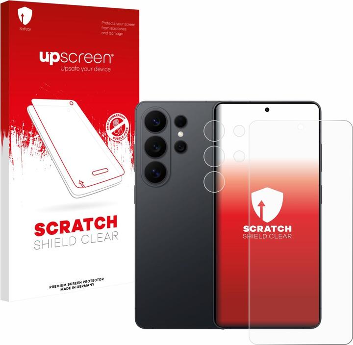 upscreen Schutzfolie für Samsung Galaxy S26 Ultra (Display+Kamera) Displayschutz Displayschutzfolie Folie (1 Stk., Samsung Galaxy S26 Ultra)