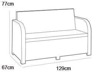 Produktbild Allibert Modena Loungeset