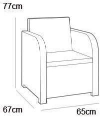 Produktbild Allibert Modena Loungeset