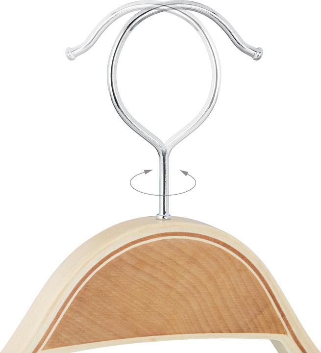 Actual product image Relaxdays 16x wooden hangers (16 x)