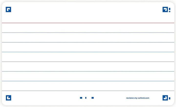 Actual product image Oxford FLASH 2.0 flashcards (A7, 250 g/m², 80 x)