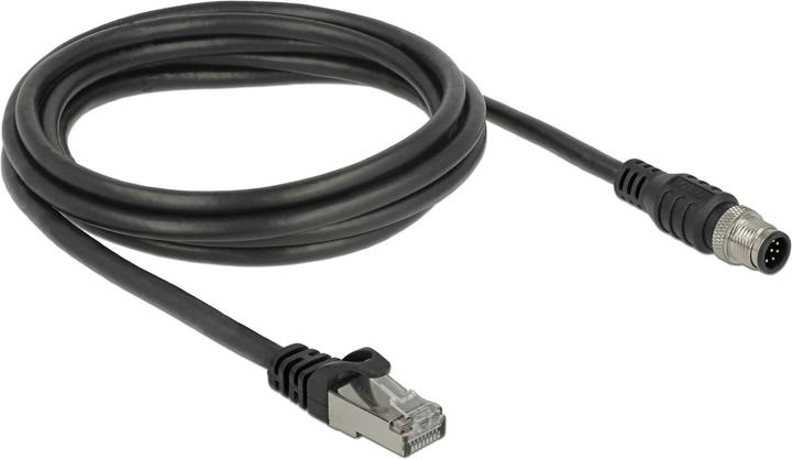 Actual product image Delock Patch cable: S/FTP 2m black (S/FTP, CAT5e, 2 m)