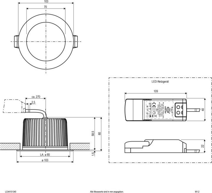 Produktbild EVN LC44151340 (1513 lm)