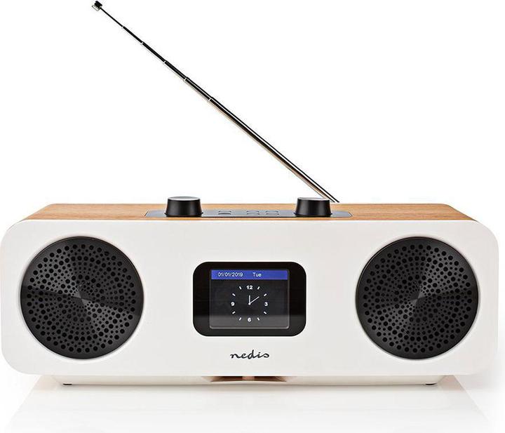 Actual product image Nedis Internet radio RDIN2500WT (DAB+, FM, Bluetooth, Wi-Fi)