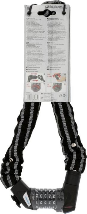 Produktbild Fischer Kettenschloss Zahlen Reflex 80cm 8mm (80 cm)