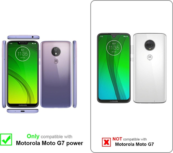 Produktbild Cadorabo TPU Liquid Silicone Case Cover (Motorola Moto G7 Power)