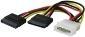 Produktbild Goobay SATA Power Adapter 4Pin - 2x15Pin Molex (13 cm)