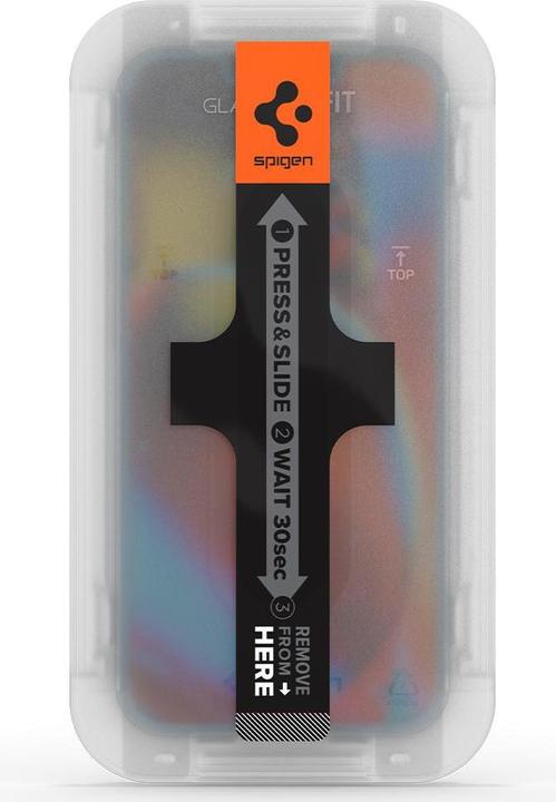 Image du produit Spigen EZ FIT Protecteur d'écran en verre trempé avec cadre de montage Apple iPhone 13 Mini 2pack (2 pièce(s), Apple iPhone 13 mini)
