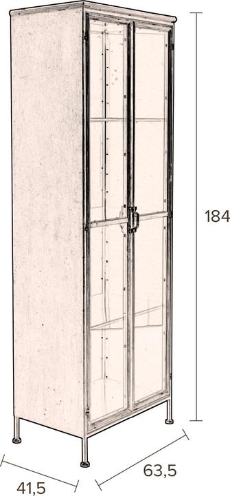 Image du produit Dutchbone Gertlush (63.50 x 41.50 x 184 cm)