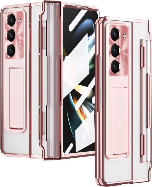 Produktbild Cover-Discount Galaxy Z Fold5 - 360-Grad Schutzhülle mit Kickstand rosa (Samsung Galaxy Z Fold5)