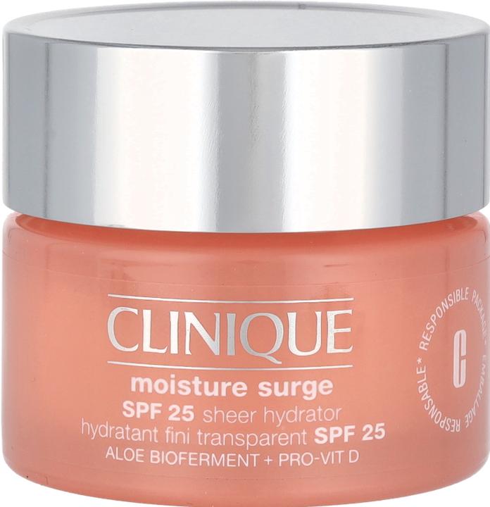 Immagine prodotto Clinique - Moisturizing gel cream Moisture Surge SPF 25 (Sheer Hydrator) - Volume: 30 ml (30 ml, Crema da giorno, SPF 25)