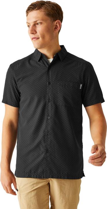 Actual product image Regatta Mens Mindano VIII Diamond Short-Sleeved Shirt (S)
