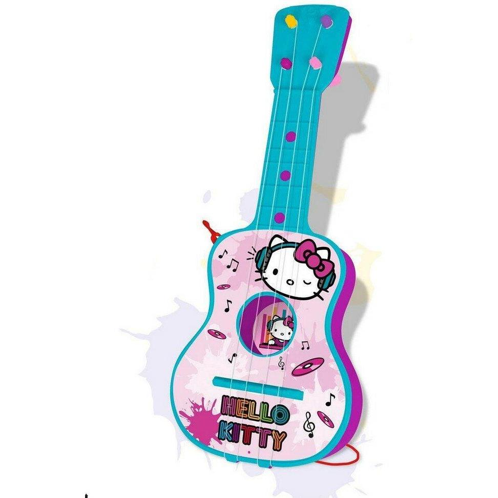 Hello Kitty Kindergitarre 4 Seile Blau Rosa (45273890)