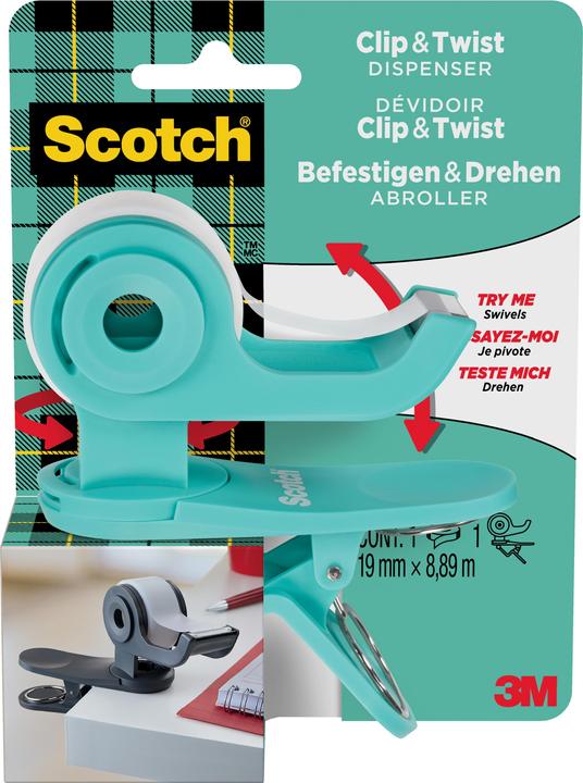 Immagine prodotto Scotch Dispenser da tavolo Clip & Twist