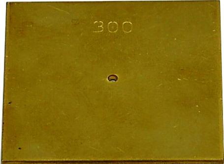 Actual product image Werkstarck Platte zu Senklot 300gr. 46x46mm
