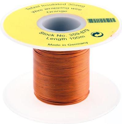 Produktbild RS PRO Wire-Wrap-Draht isol.AWG30 or. (100 m)