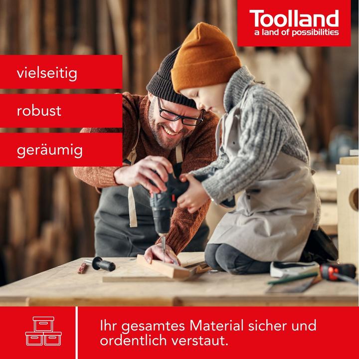 Actual product image Toolland Toolbox (1 Piece)