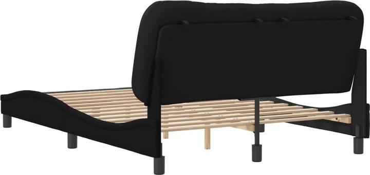 Actual product image vidaXL Bed frame with fabric headboard (140 x 200)