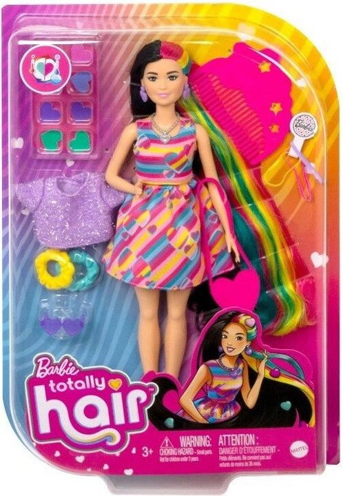 Actual product image Barbie Totally Hair Doll in Star Look