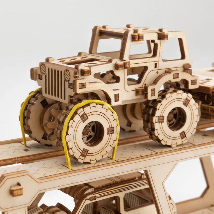 Produktbild WoodenCity WOODEN CITY 3D puzzle Superfast Car Carrier Truck (182 Teile)