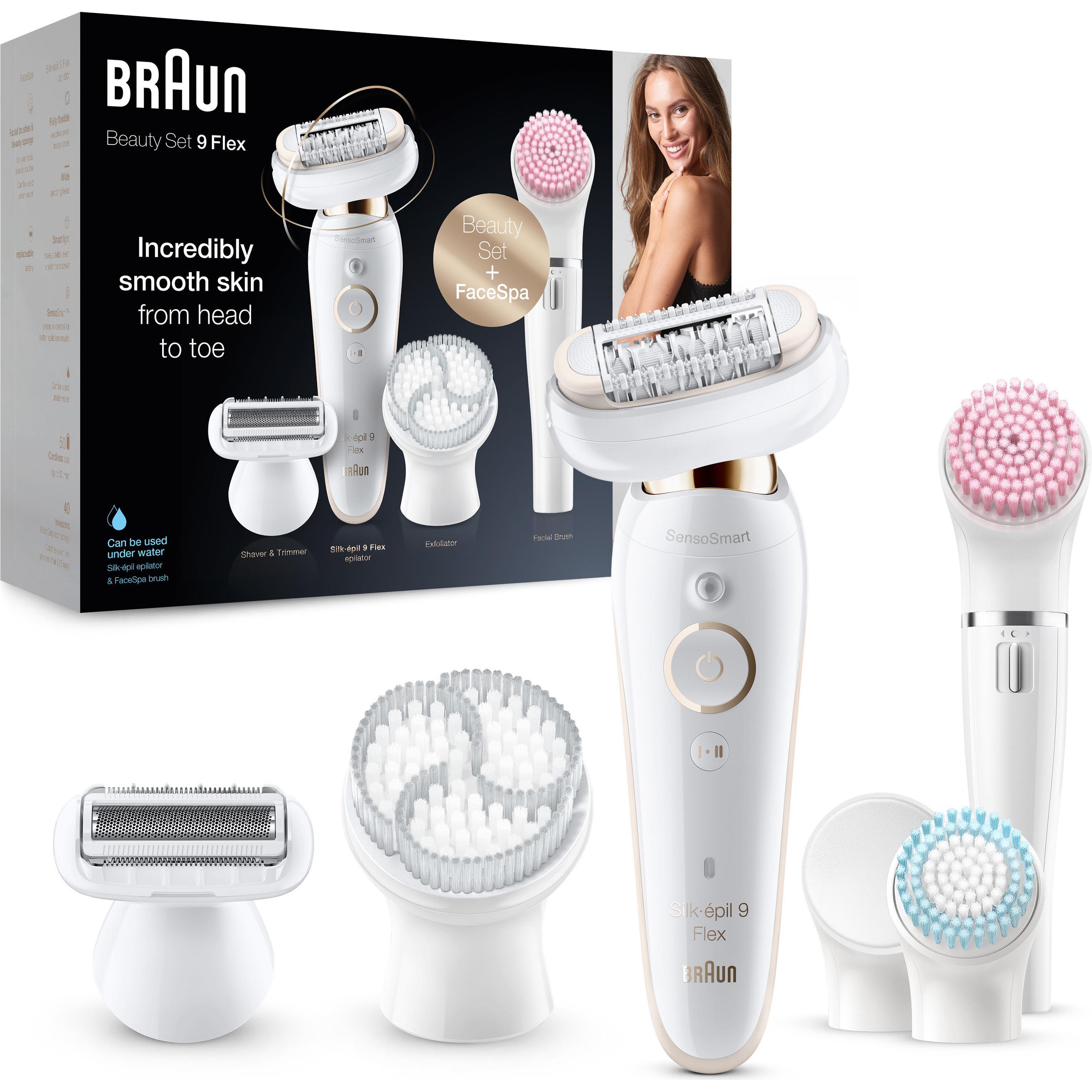 Braun, Epilatore, Silk-épil 9 Flex Beauty-Set