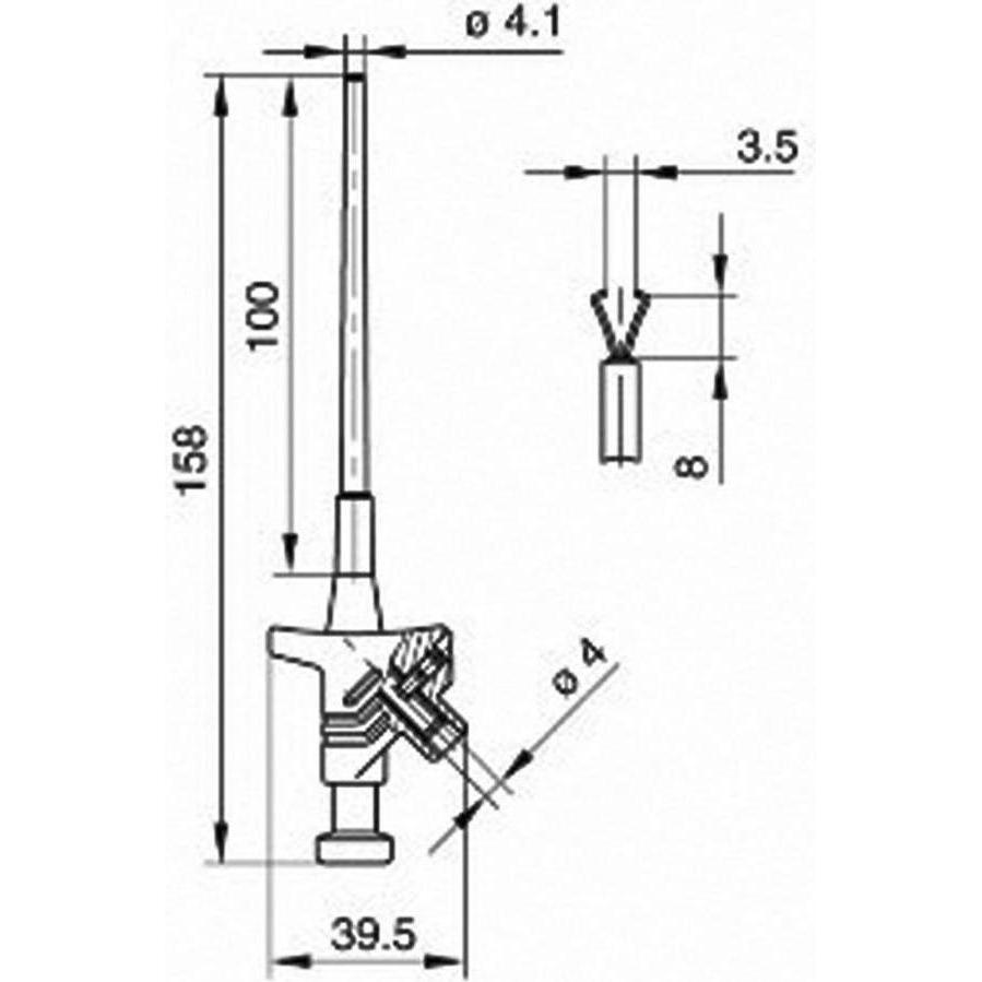 Thumbnail - Hirschmann Test & Measurement Klemmprüfspitze Kleps 30 (Prüfspitze), Messtechnik, Schwarz