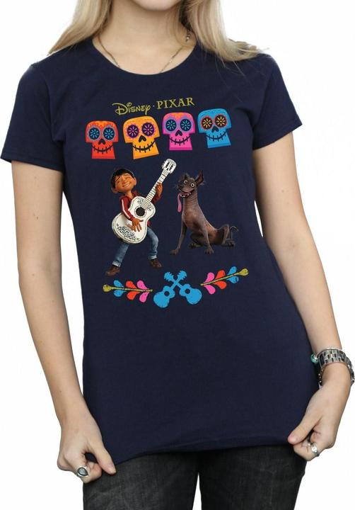 Actual product image Disney Womens/Ladies Coco Miguel Logo Cotton T-Shirt (S)
