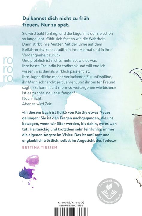 Produktbild Es wird Zeit (Deutsch, Ildikó von Kürthy, 2020)