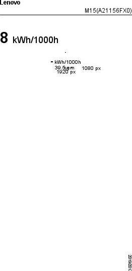 Immagine prodotto Lenovo ThinkVision M15 (1920 x 1080 pixel, 15.60")