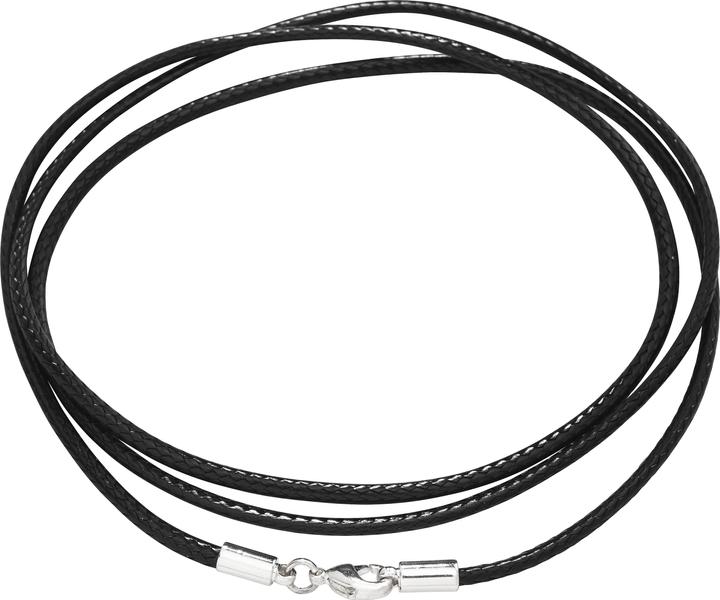 Immagine prodotto Rico Design Collana in cotone, nera, 70 cm circa (Metallo, Cotone)