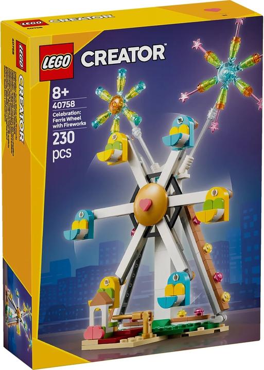 Actual product image LEGO Grosse Feier: Riesenrad mit Feuerwerk (40758)