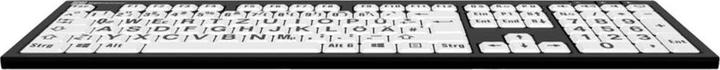 Actual product image Logickeyboard XL Print NERO (DE, Cable)