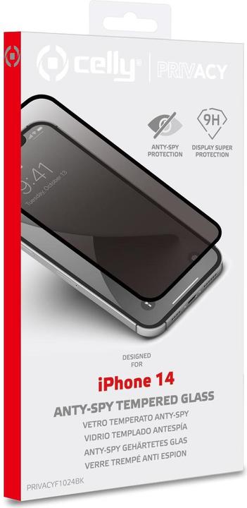 Actual product image Celly Privacy Full Glass (1 pcs., Apple iPhone 14)