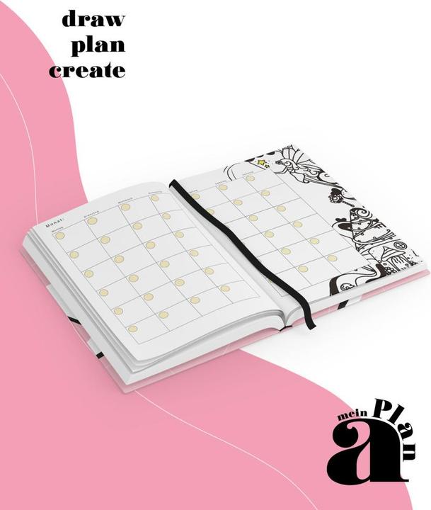 Image du produit Mon PLAN A! - Calendrier créatif participatif (17 x 24 cm) (17 x 24 cm, Couverture rigide, Allemand)