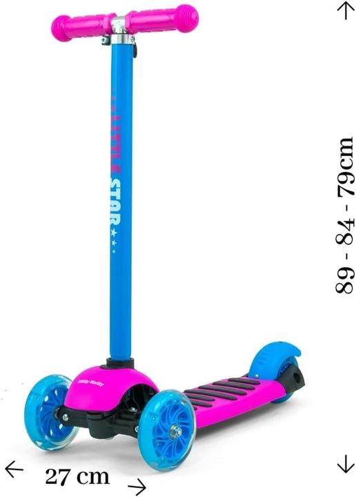 Actual product image Mally Scooter Milly (2621), pink / blue