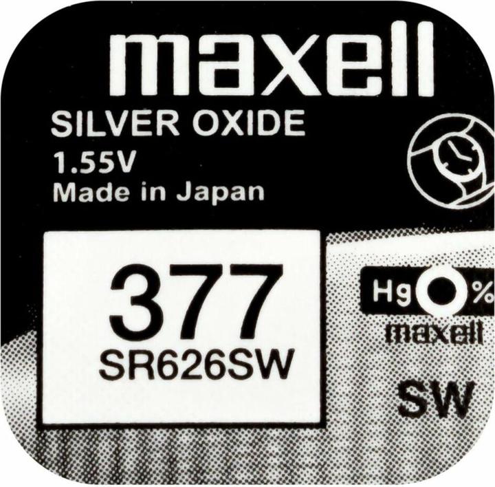 Produktbild Maxell SR626SW (10 Stk., AG4, 30 mAh)