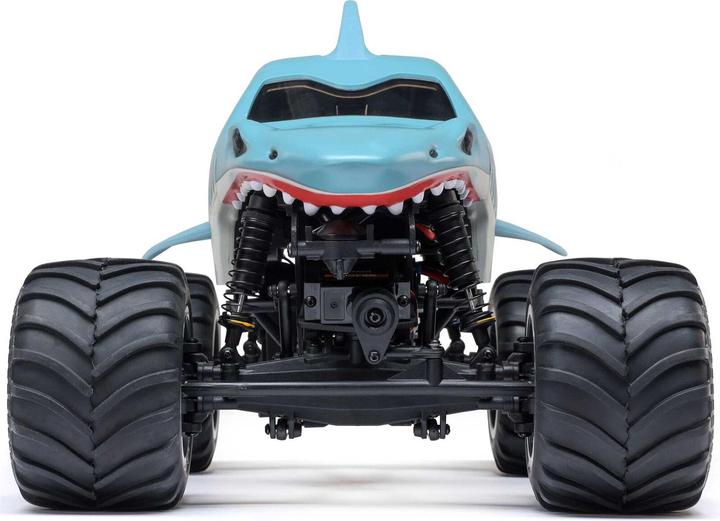 Actual product image Losi M.TRUCK MEGALODON RTR 4WD 1:18 EP Mini LMT Megalodon 2S Brushed - BLUE (Battery & Charger Included) (RTR Ready-to-Run)