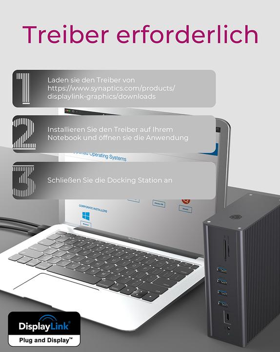 Produktbild Icy Box IB-DK2262AC (USB-C)