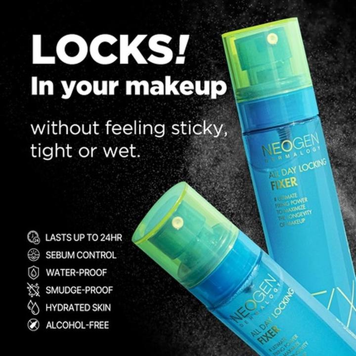 Actual product image Neogen Dermalogy DERMALOGY by NEOGENLAB All Day Makeup Setting Spray Hydrating Weightless Sebum Control Fixer 80ml