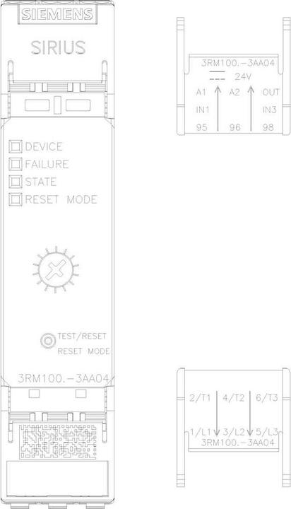Valori nutrizionali e ingredienti Siemens Avviatore motore 3RM1 avviamento diretto 500V