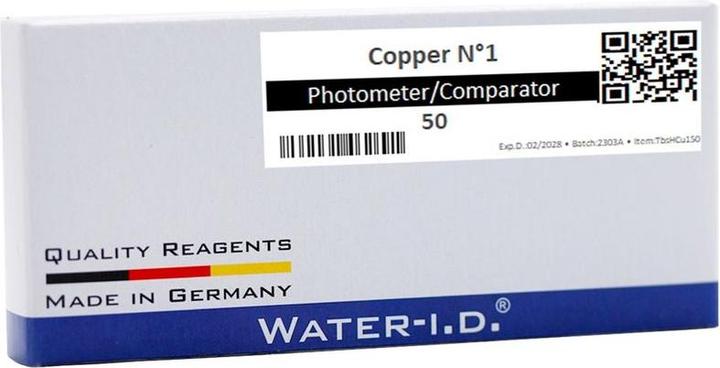 Actual product image Water ID Replacement tablets copper